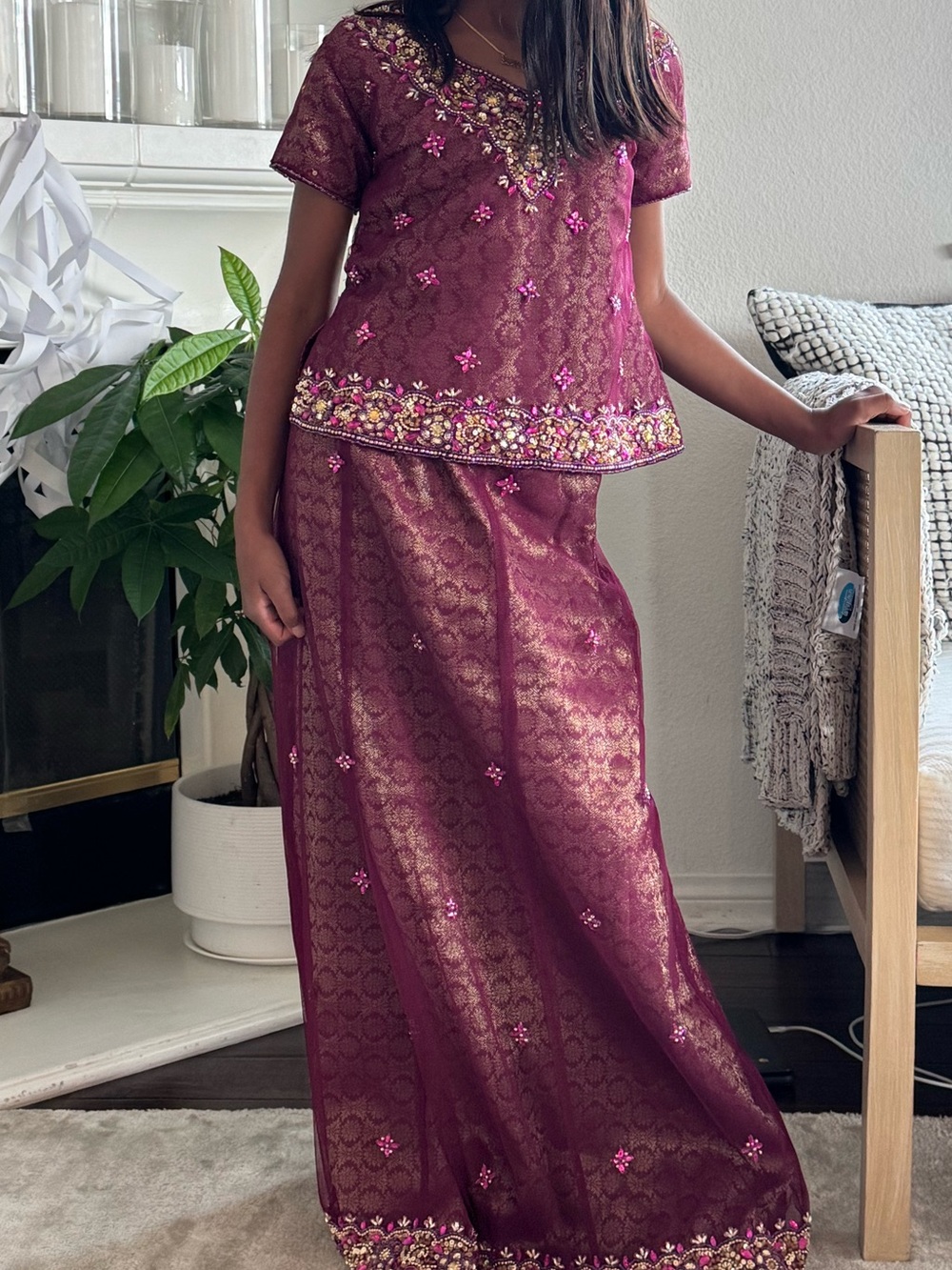 Girls Lengha (size 10 years)